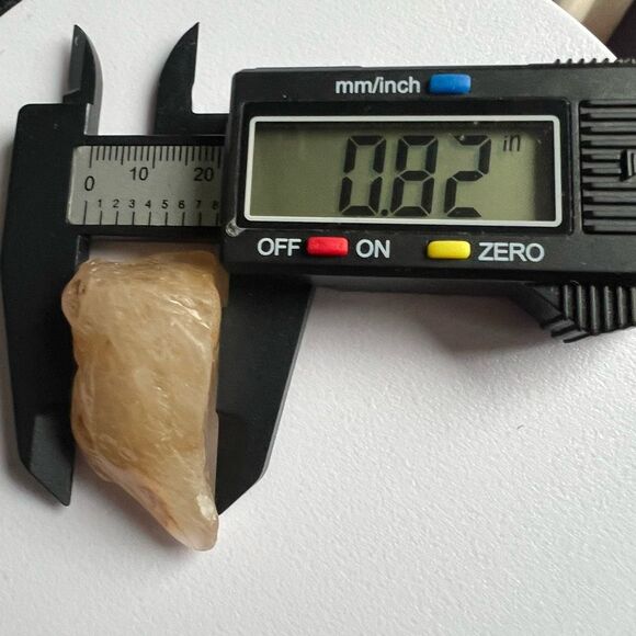 Golden Rutilated Quartz Crystal Freeform (#11) - Picture 12 of 14